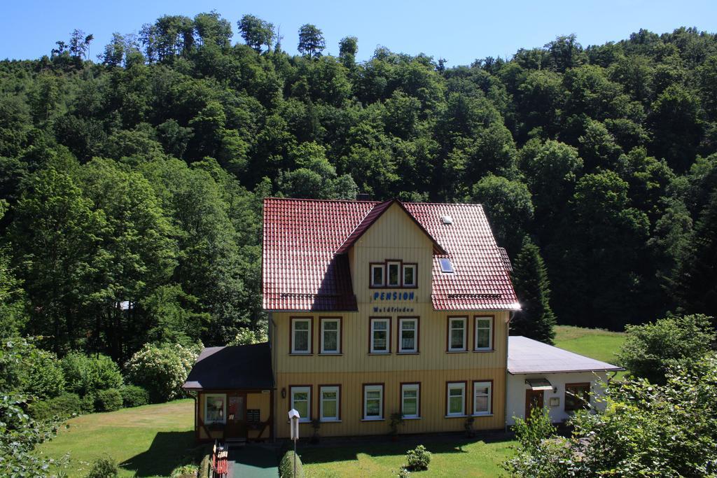Pension Waldfrieden Thale Exterior foto